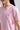 Air Supply Side Tie Short Sleeve Tee **Pink Diamond**