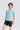 Bubble Mesh Short Sleeves Polo **Aqua**