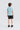 Bubble Mesh Short Sleeves Polo **Aqua**