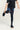 Color Blocking 2-in-1 Pants **Charcoal Black**