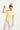 Lattice Color Block Short Sleeves **Pale Banana**