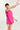 Orbit Hooded Sleeveless Tennis dress **Pitaya**