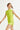 Orbit Hooded Sleeveless Tennis dress **Quantum Green**