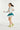 Printed Tennis Skirt **Cerulean**