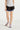 Printed Tennis Skirt **Charcoal Black**