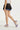 Printed Tennis Skirt **Charcoal Black**