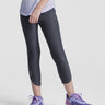 BREEZY Brizi Fusion Cropped Leggings **Charcoal Black**