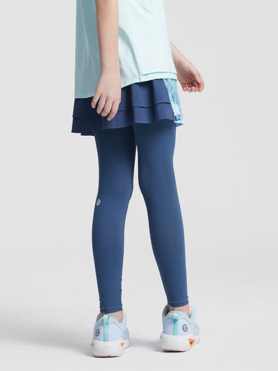 BREEZY Color Block Skirt with Leggings
