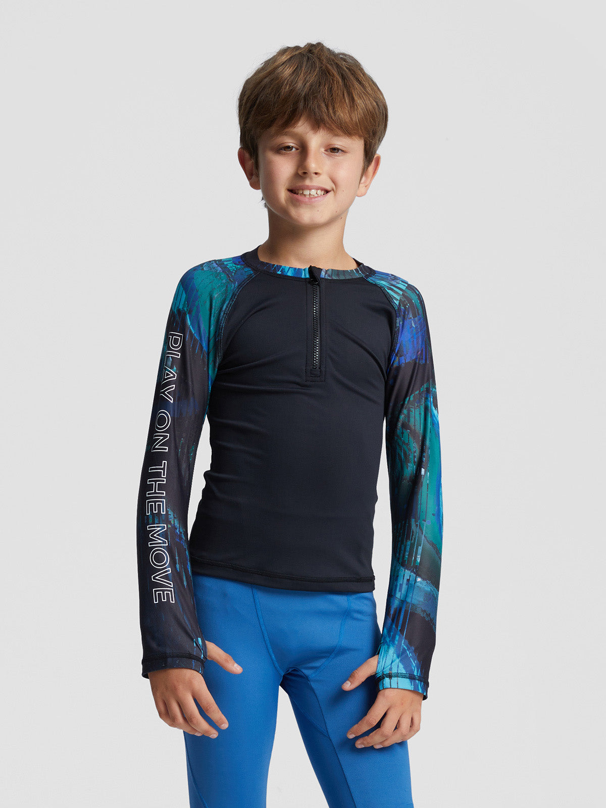 moodytiger Kids Fearless Surfing Suit UV Protection One-piece Swimwear
