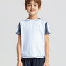 Color Blocking Short Sleeves **Arctic Ice1**