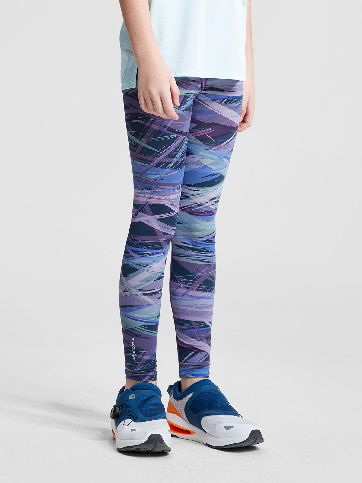 BREEZY Leggings - Marble (Above 160cm) **Blackberry Marble**