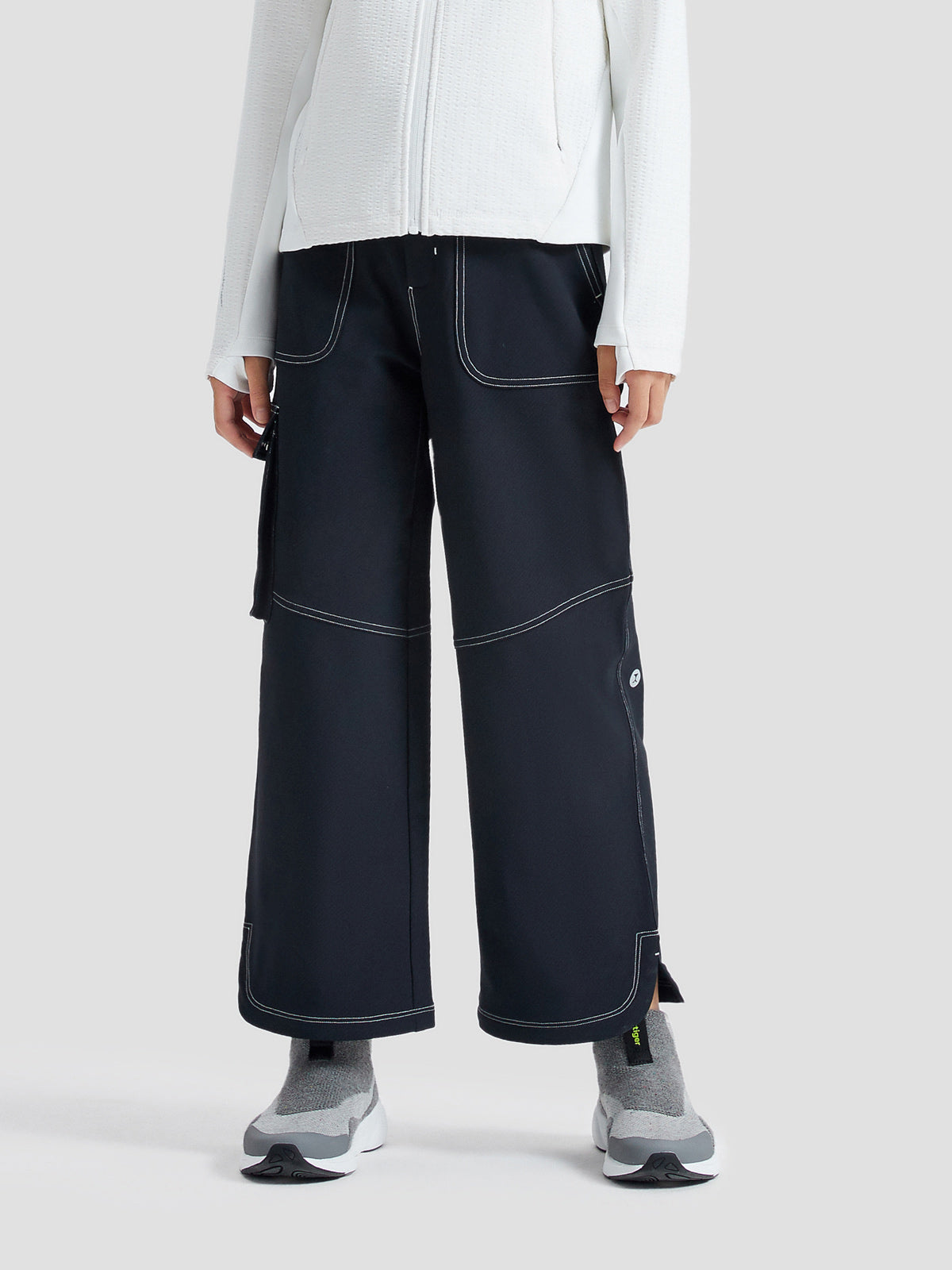 Brushed Stretch Cargo Pants