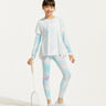 2-in-1 Light Weight Long Sleeve Tee **Lustrous Blue**