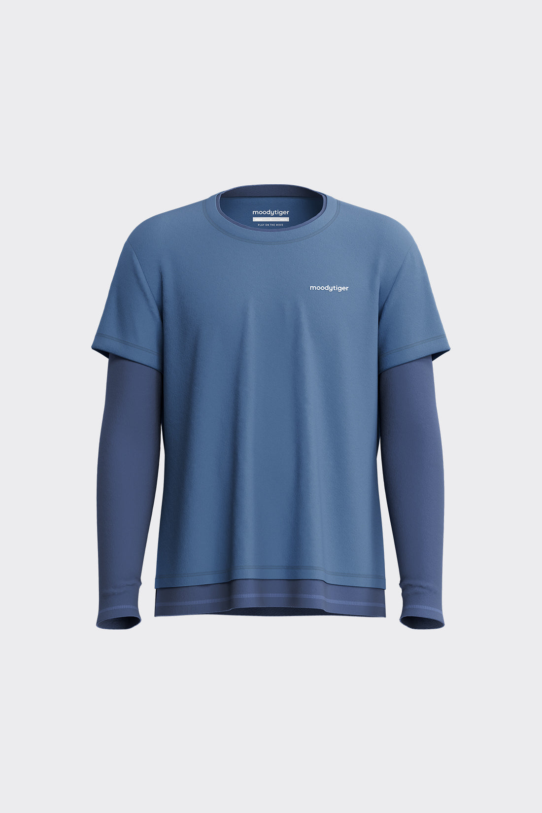 2-in-1 Long Sleeves Tee **Atlantic**