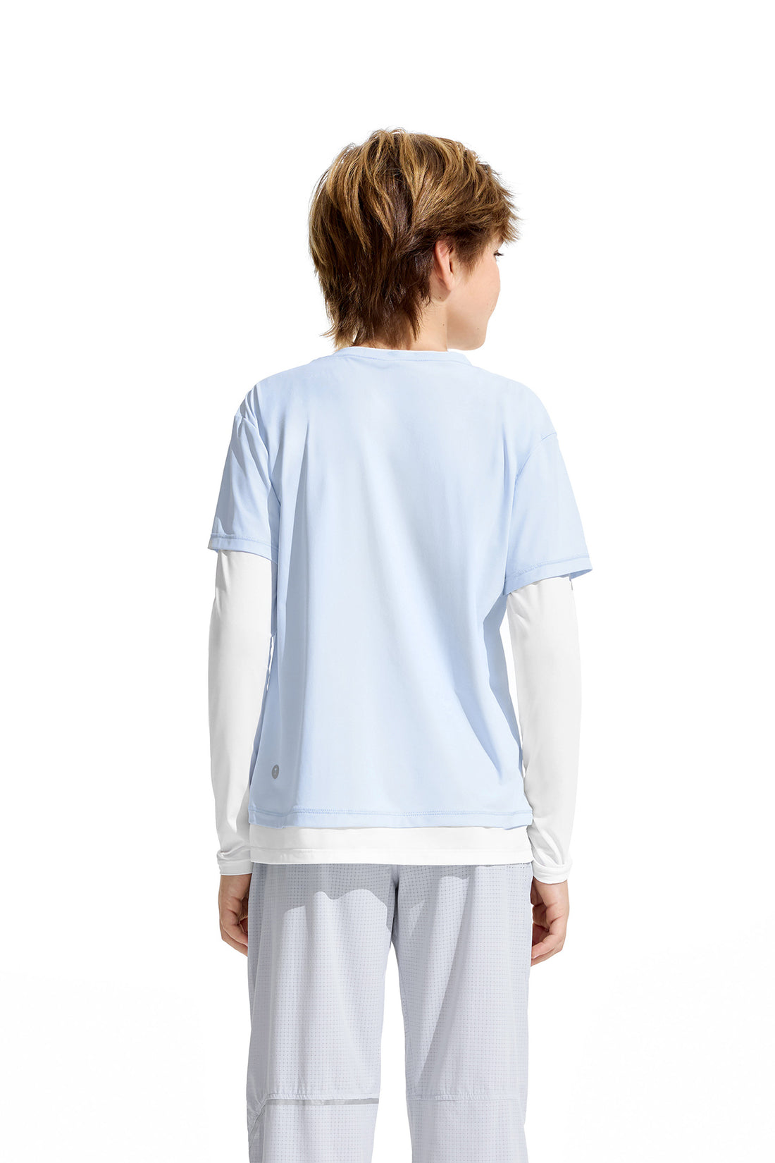 2-in-1 Long Sleeves Tee **Ice Water**