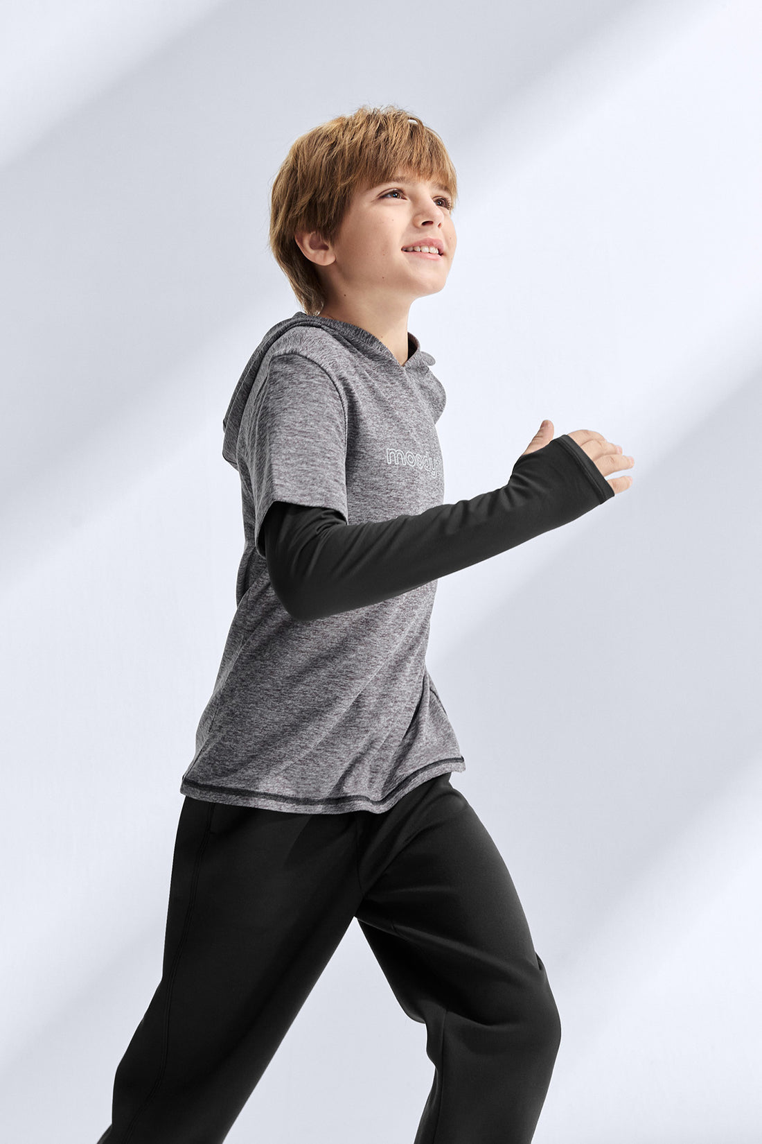 2-in-1 Long Sleeves Tee **Mocha**