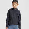 Neoprene Cropped Full Zip **Charcoal Black**