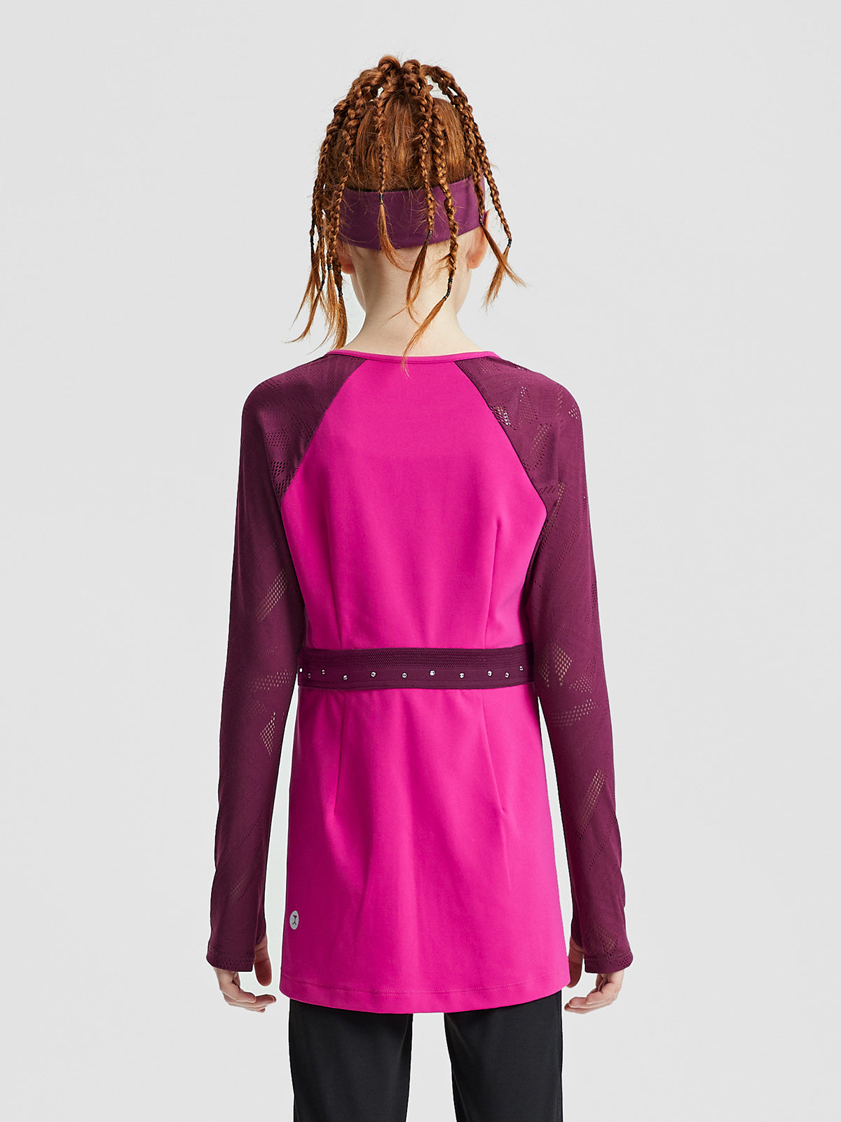 On ice Skater Dress **Plum Purple**