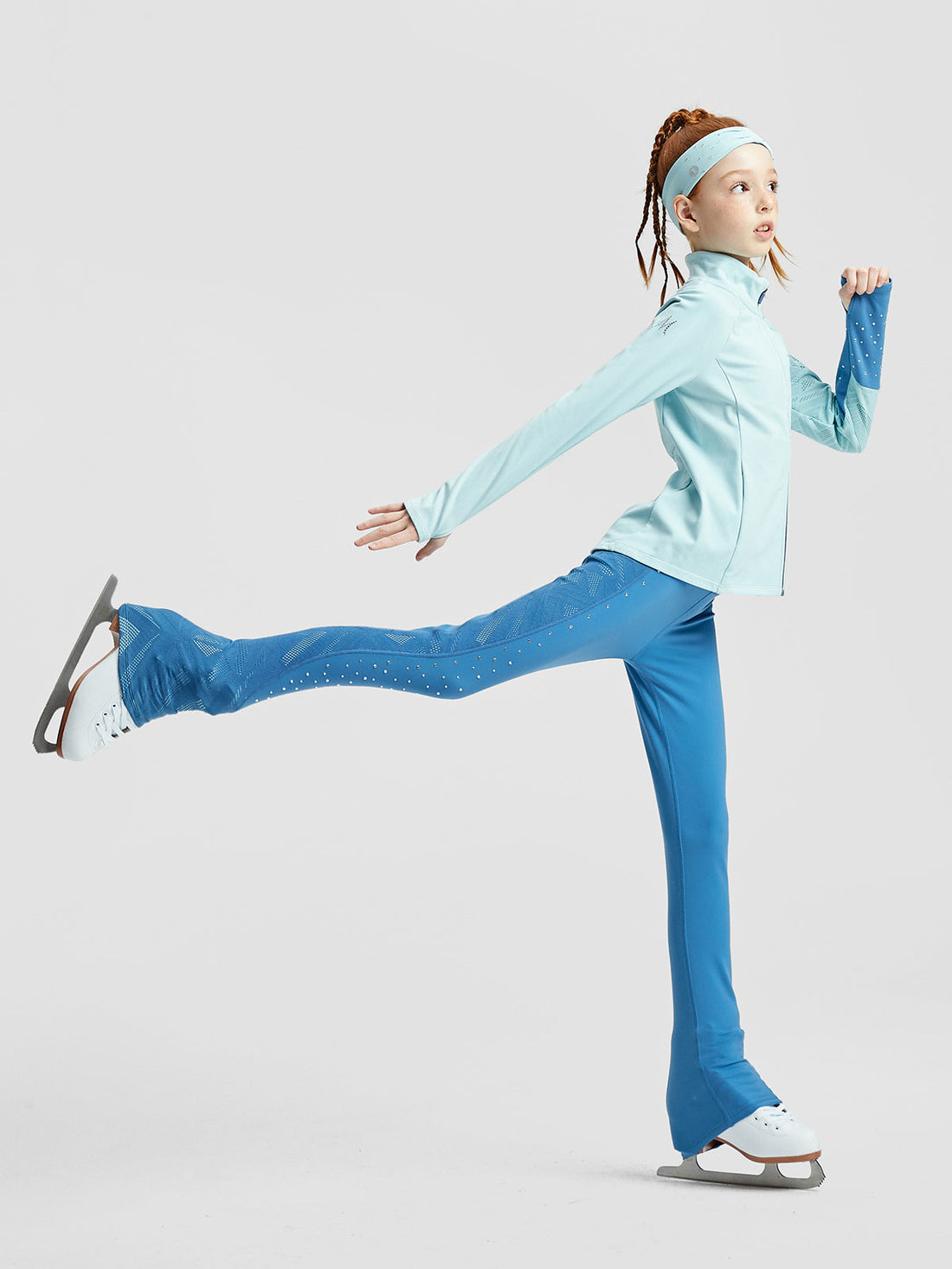 On Ice Color Block Jacket **Canal Blue**