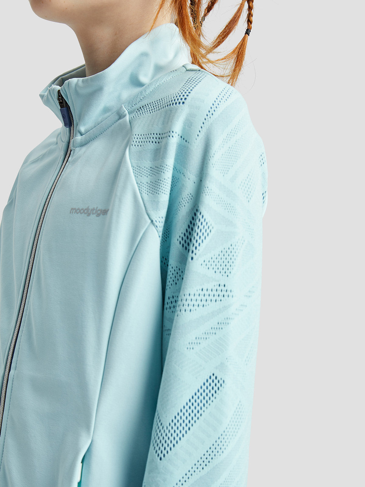 On Ice Color Block Jacket **Canal Blue**