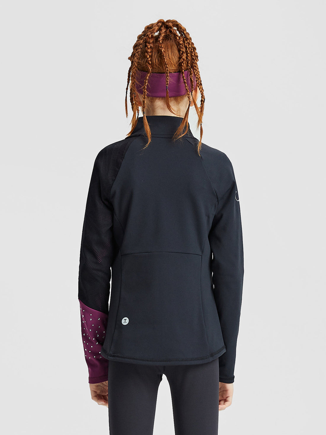 On Ice Color Block Jacket **Charcoal Black**