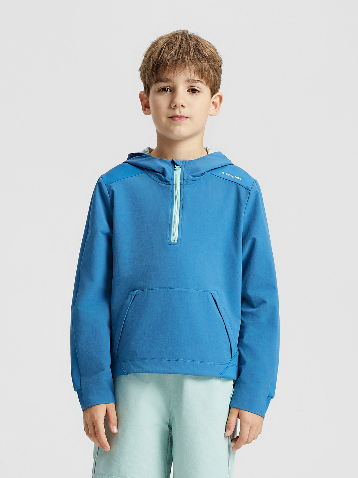 Hurray Kangaroo Pocket Hoodies **Atlantic**