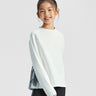 Crew Pleated Sweater **Cloud Dancer**