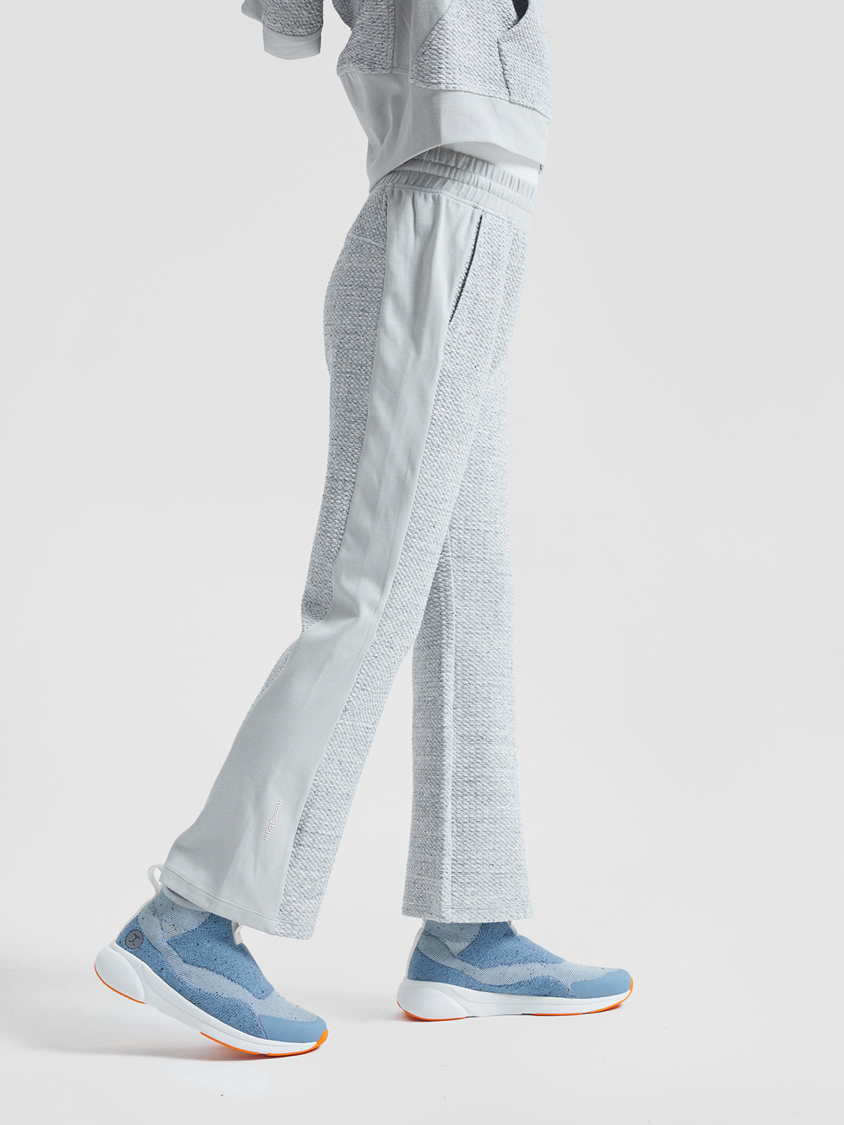 Cotton Wave Bootcut Pants