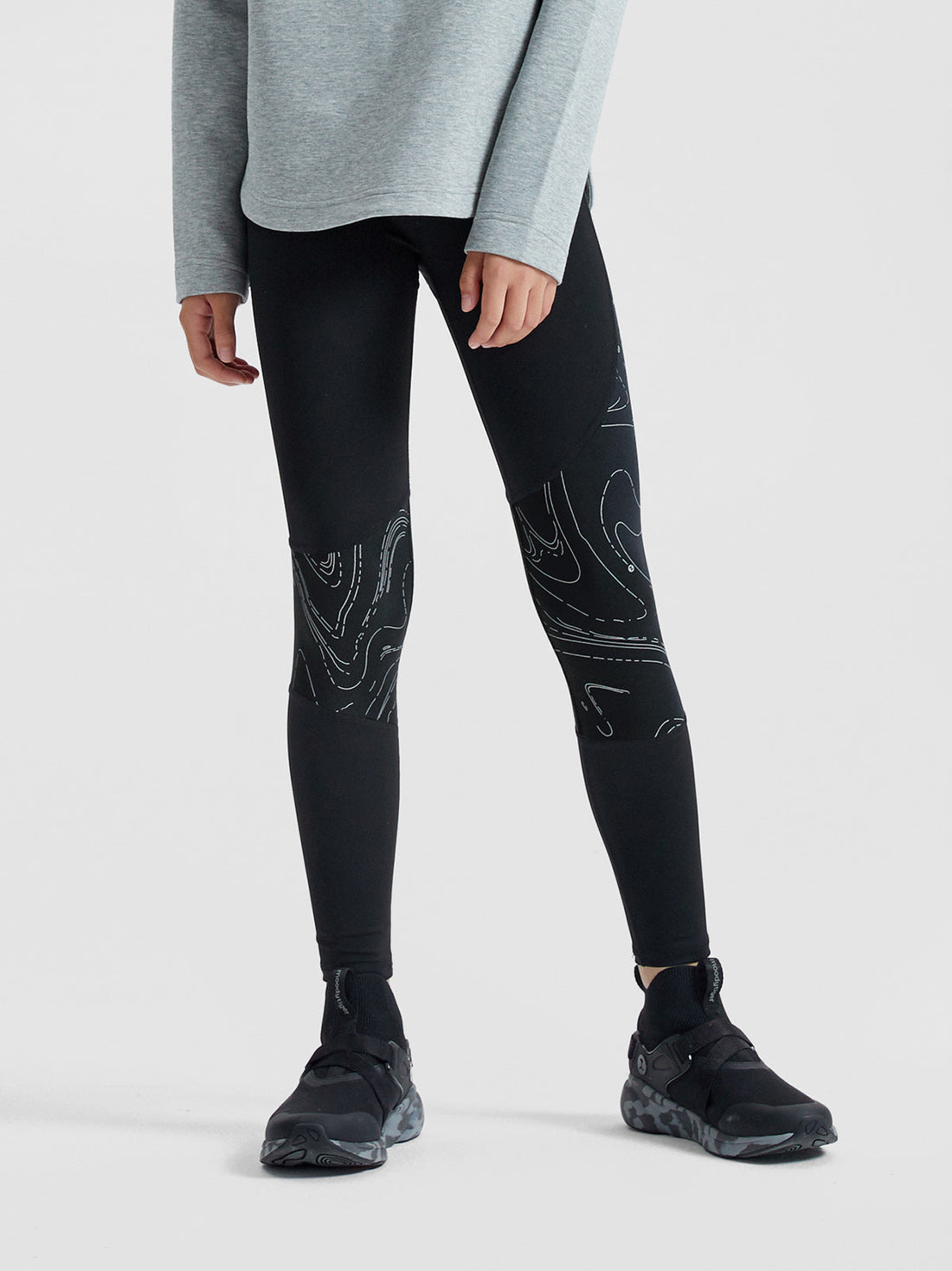 HEAVENLY On Style Leggings **Charcoal Black**