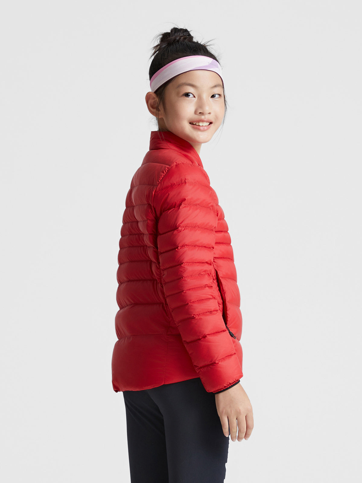 Ripples Light Down Jacket **Barbados Cherry**