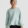 Cotton Wave Crewneck Sweater **Surf Spray**