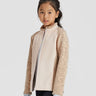 Coarse Knit Fleece Jacket **Vanilla**