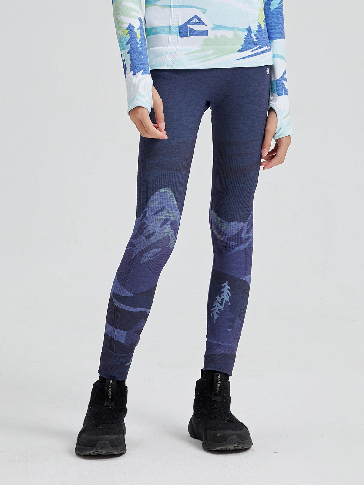 Balance Seamless Leggings **Snowberg Blue**