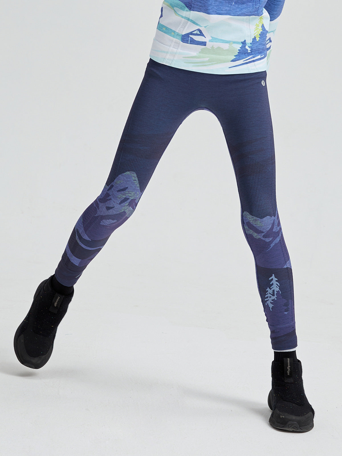 Balance Seamless Leggings **Snowberg Blue**