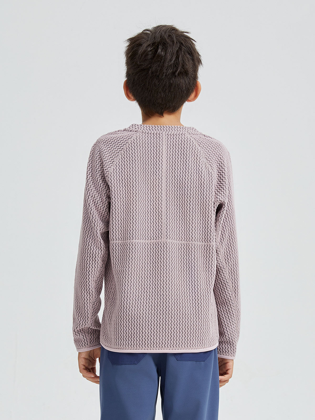 Ripple Fleece Sweater **Bean Paste**