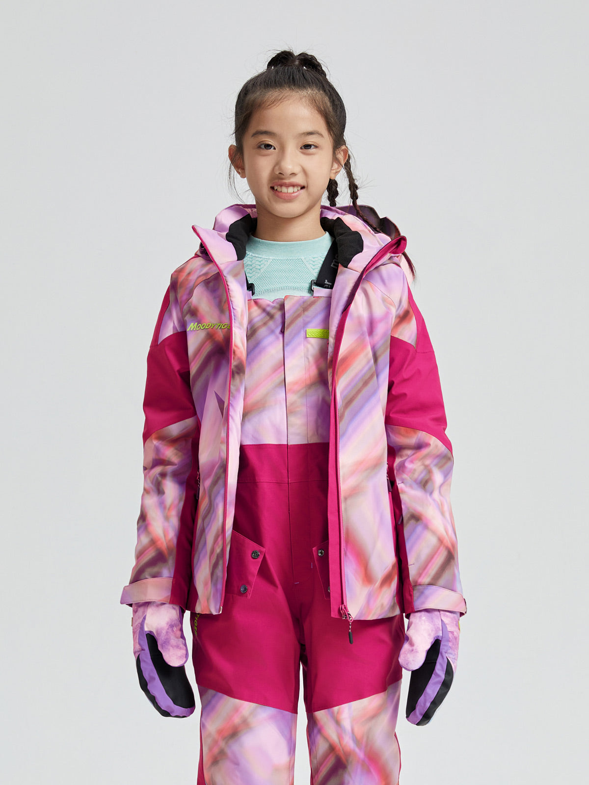 Aurora Skiing Puffer Jacket **Spectrum Pink**