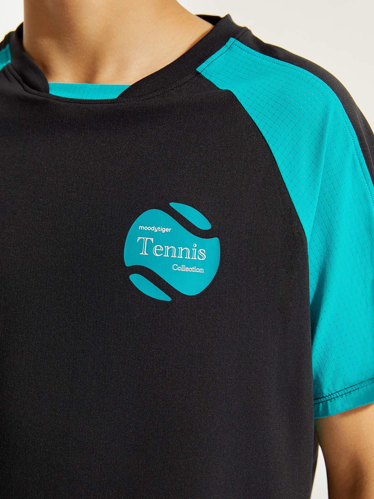 Colour Blocking Tennis Short Sleeves