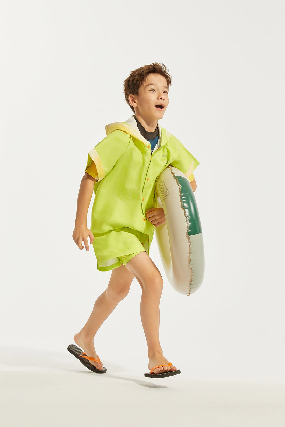 Waverider Hooded Surf Ponchos **Honeydew**