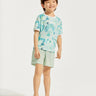 Printed Short Sleeves **Undersea Fairy Cyan**