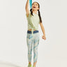 Dip-Dyed Cropped Legging **Quiet Color Blue**