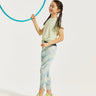 Dip-Dyed Cropped Legging **Quiet Color Blue**