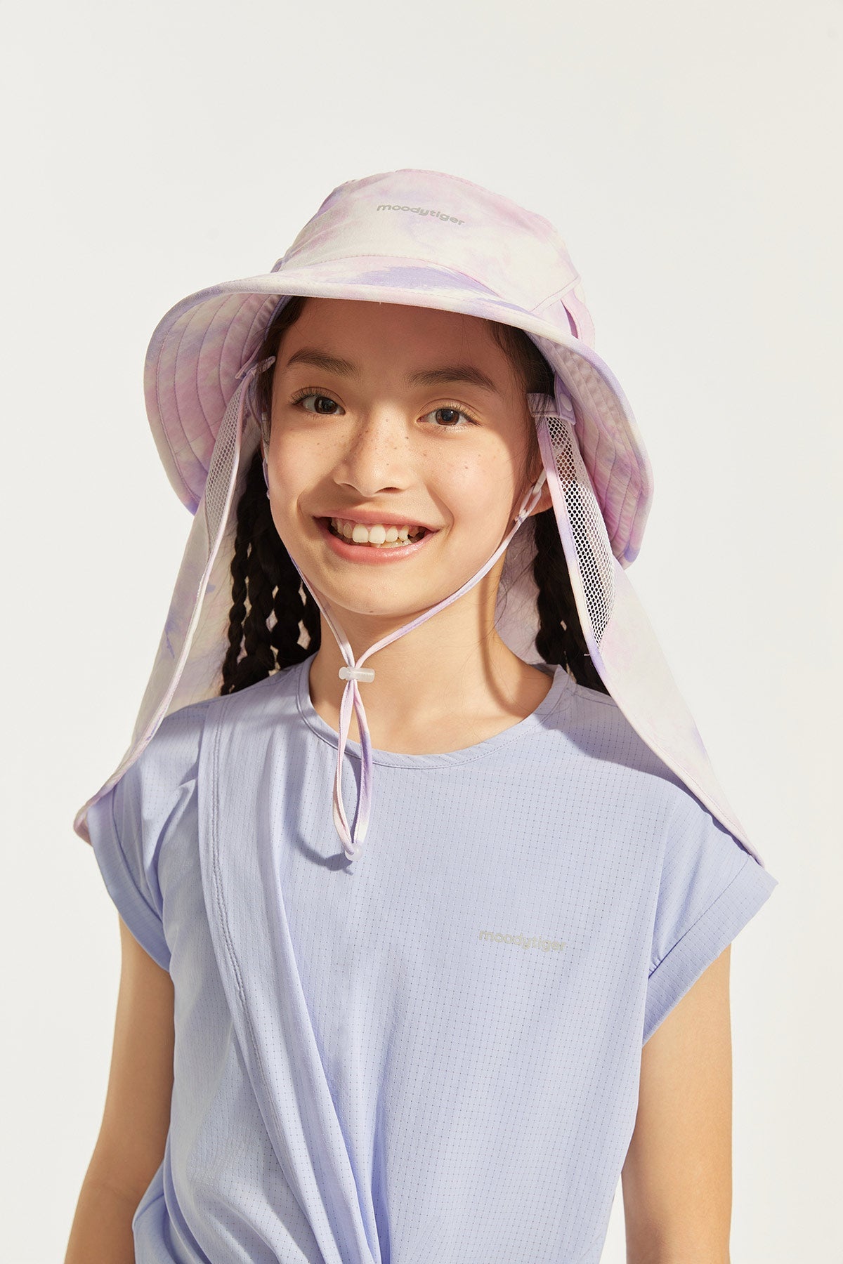 All Covered Sun Protective Hat **Quiet Color Blue**