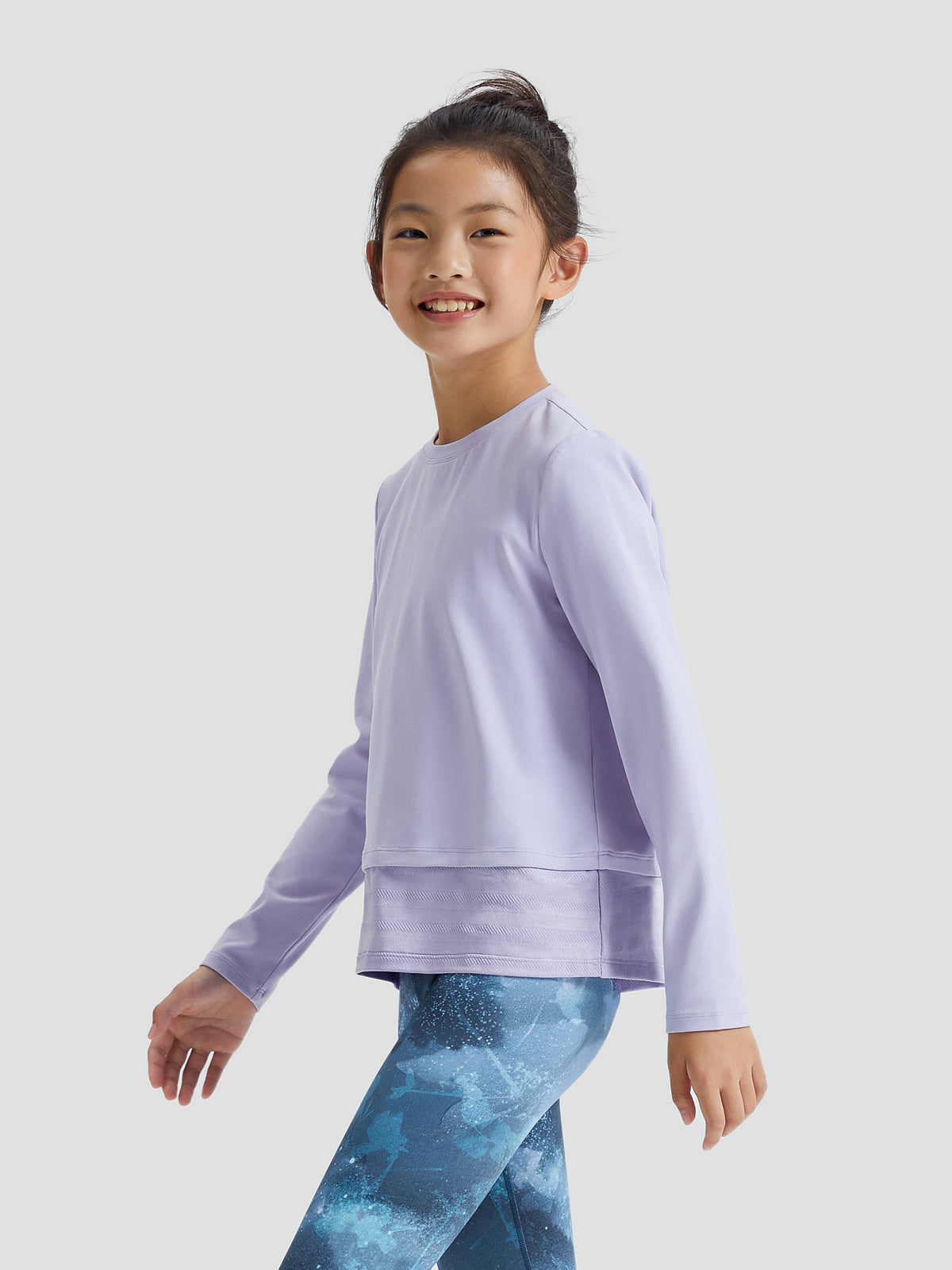 Jacquard Long Sleeve **Lavender**