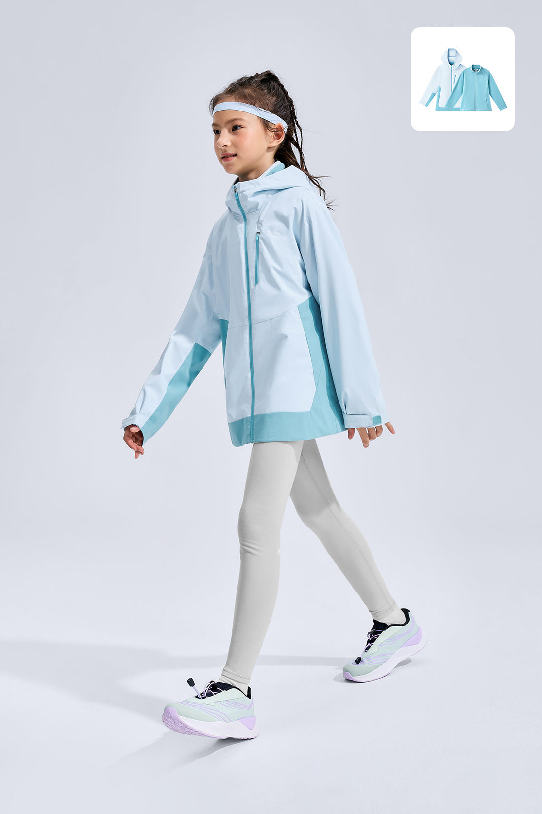 3-in-1 Fleece Jacket **Ice Water**