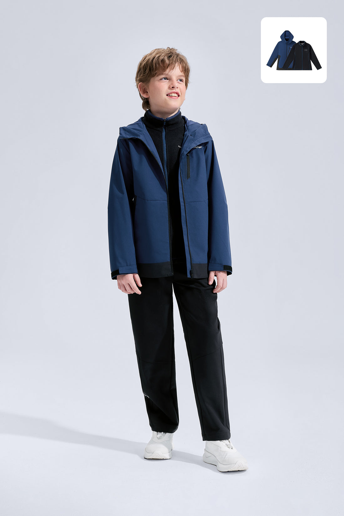 3-in-1 Fleece Jacket **Midnight**