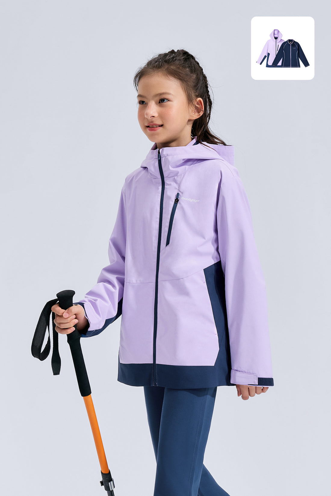 3-in-1 Fleece Jacket **Taro Purple**