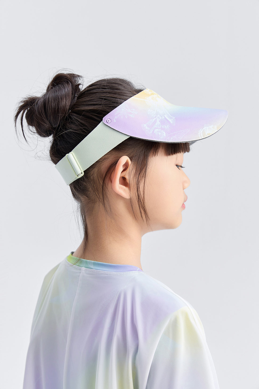 3D Foldable Visor **Gradient Buzz Cyan**