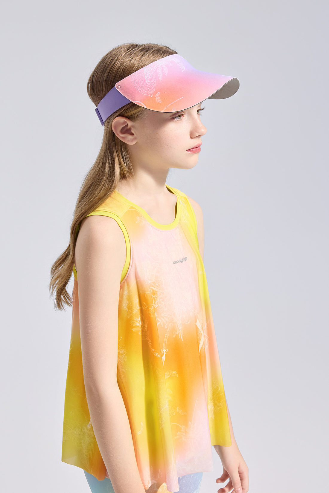 3D Foldable Visor **Gradient Buzz Orange**