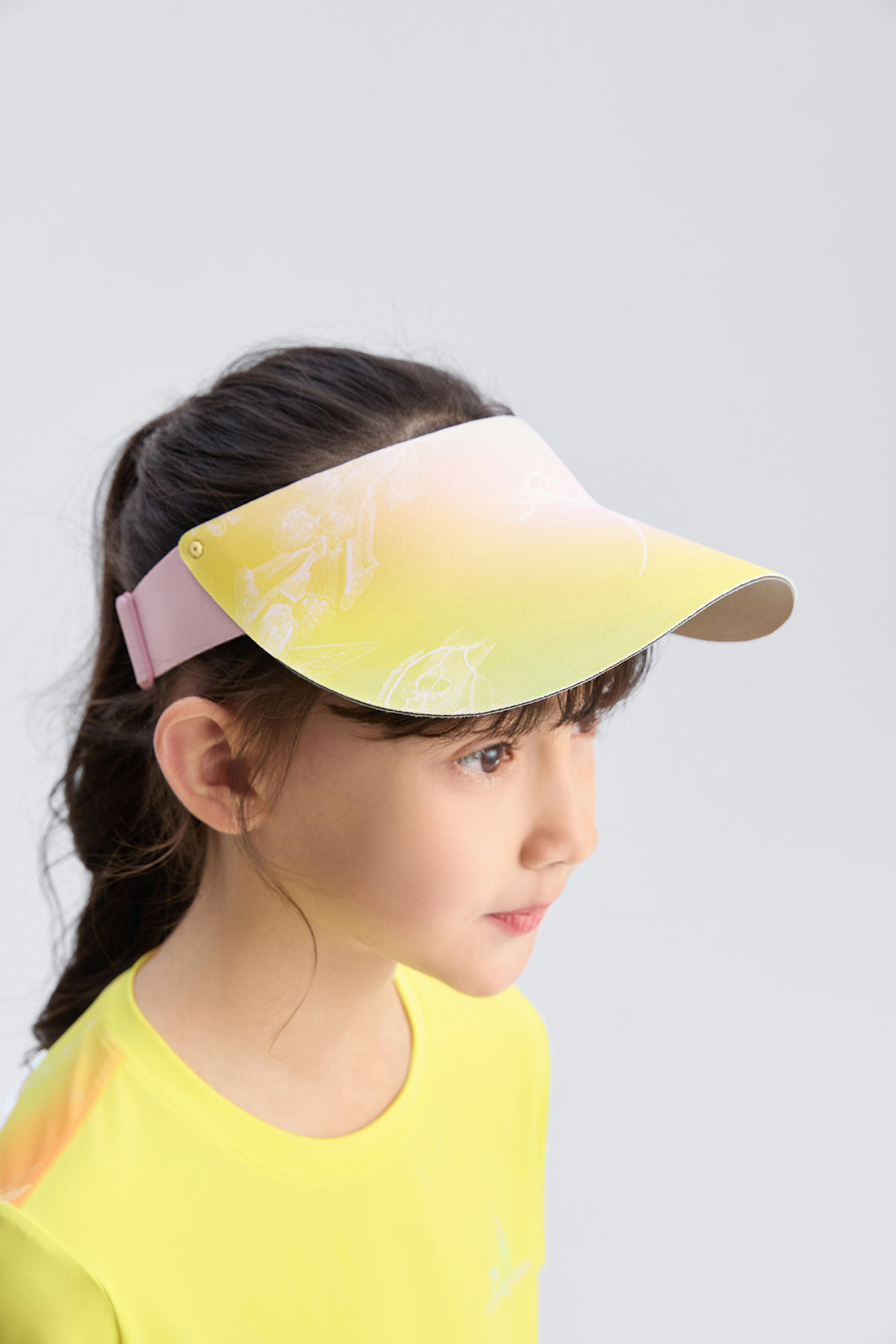 3D Foldable Visor **Gradient Buzz Pink**