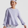 Cotton Wave Crewneck Sweater **Cosmic Sky**